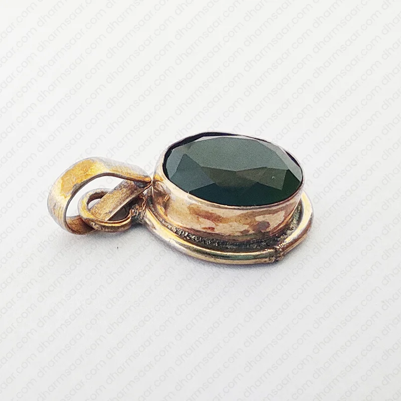 Emerald Semi-precious Gemstone Locket Small