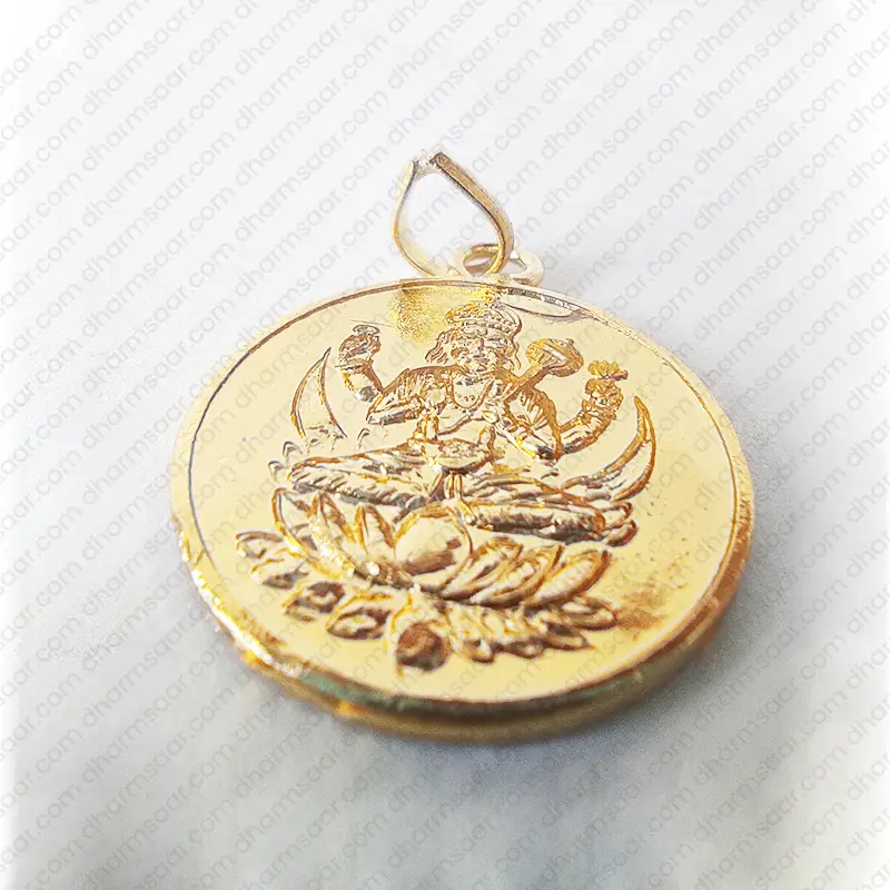 Buy chandra yantra locket pendant gold plated online.