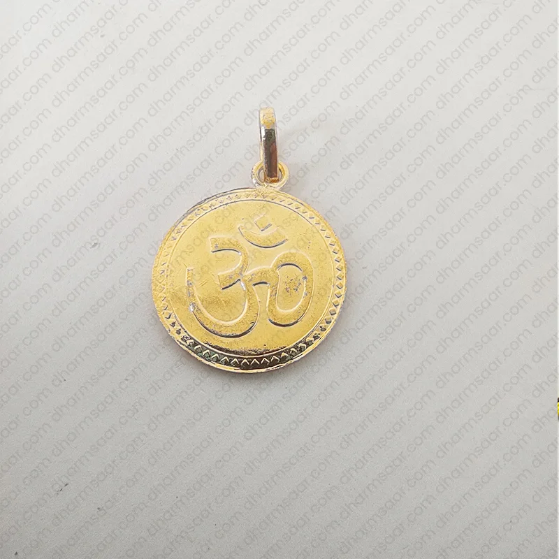 Buy gold plated om yantra locket online