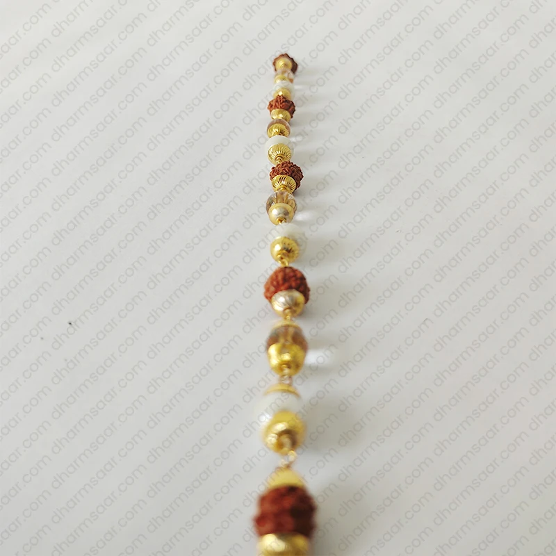 Gold Plated Prime Rudraksha Bracelet For Men – Japam-sonthuy.vn