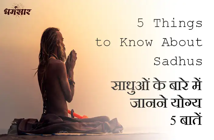 साधुओं के बारे में जानने योग्य 5 बातें | 5 Things to Know About Sadhu