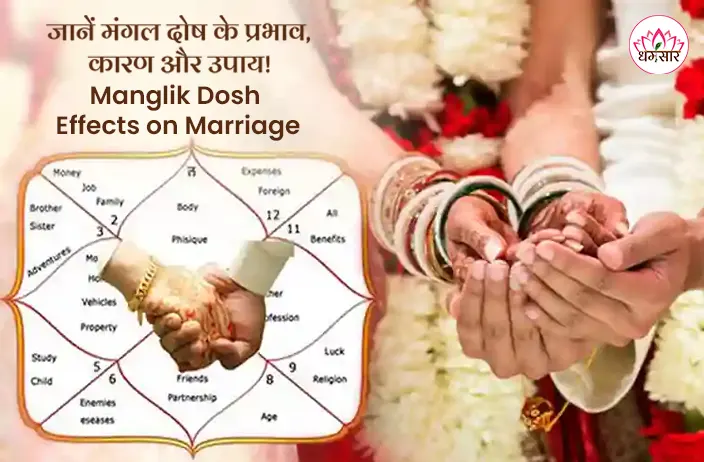 Manglik Dosh Effects on Marriage:  वैवाहिक जीवन को कैसे प्रभावित कर सकता है मंगल दोष? जानिए इसके कारण और आसान उपाय!