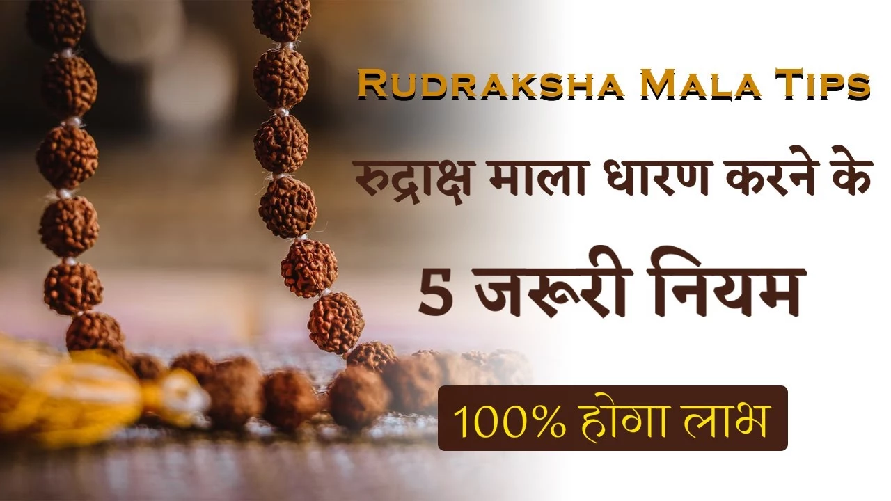 Rudraksha Mala Wearing Tips | रुद्राक्ष माला धारण करने के 5 जरूरी नियम