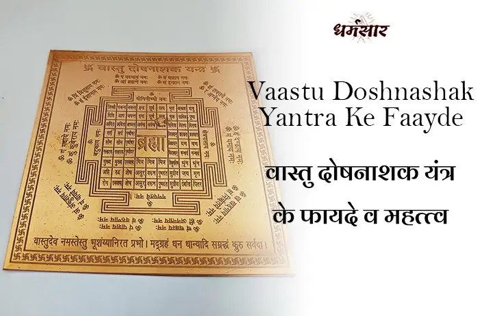Vastu Dosh Nashak Yantra Ke Fayde | वास्तु दोषनाशक यंत्र के फायदे व महत्त्व